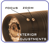 external focus and zoom adjustments