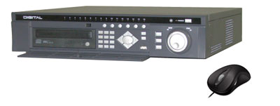 16 camera embedded dvr with remote viewing and CDRW